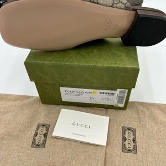 Women's Gucci, Blondie, thong sandals, GG Supreme size 37.5 made in Italy - Picture 5 of 12